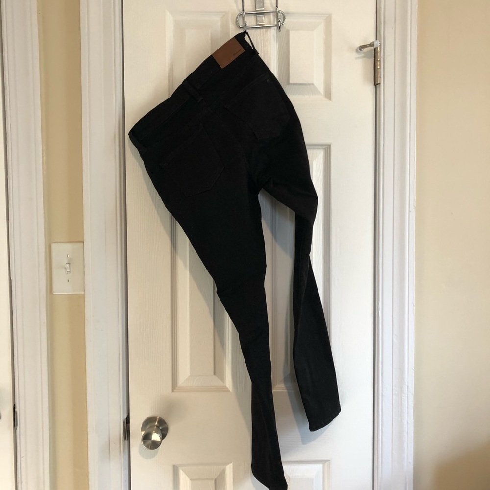 Madewell high waist skinny black jeans /9inch ISKO